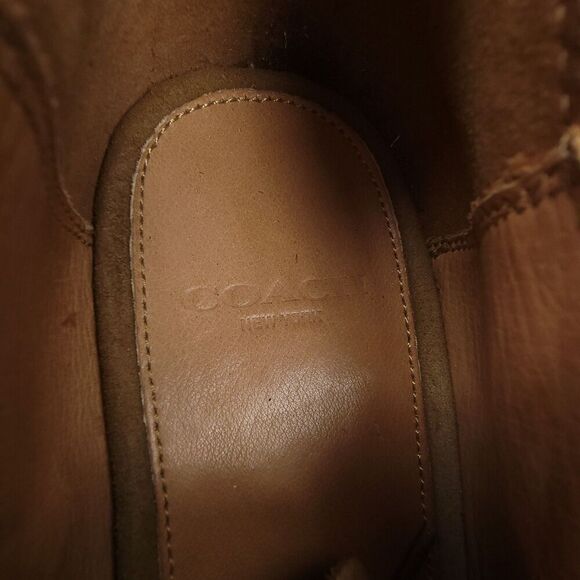 Coach Brown Suede Oxfords main image 11